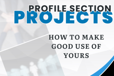 Projects section blog header